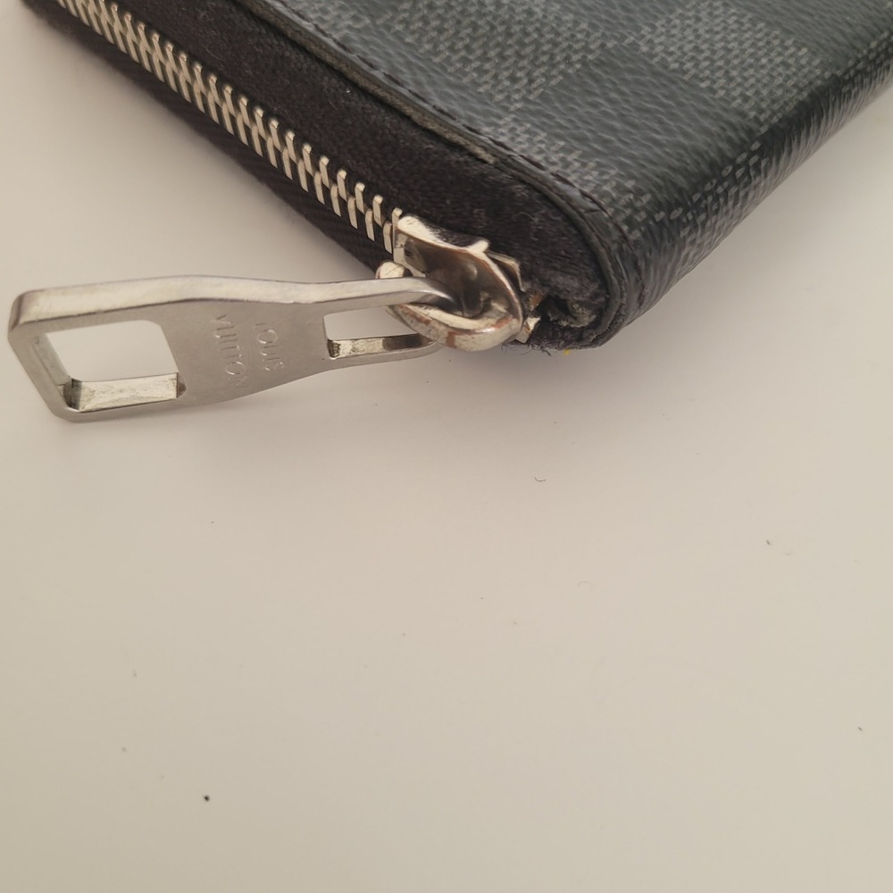 Louis Vuitton Zippy Organizer Damier Graphite Canvas Wallet GI4108 AS IS - Picture 11 of 15